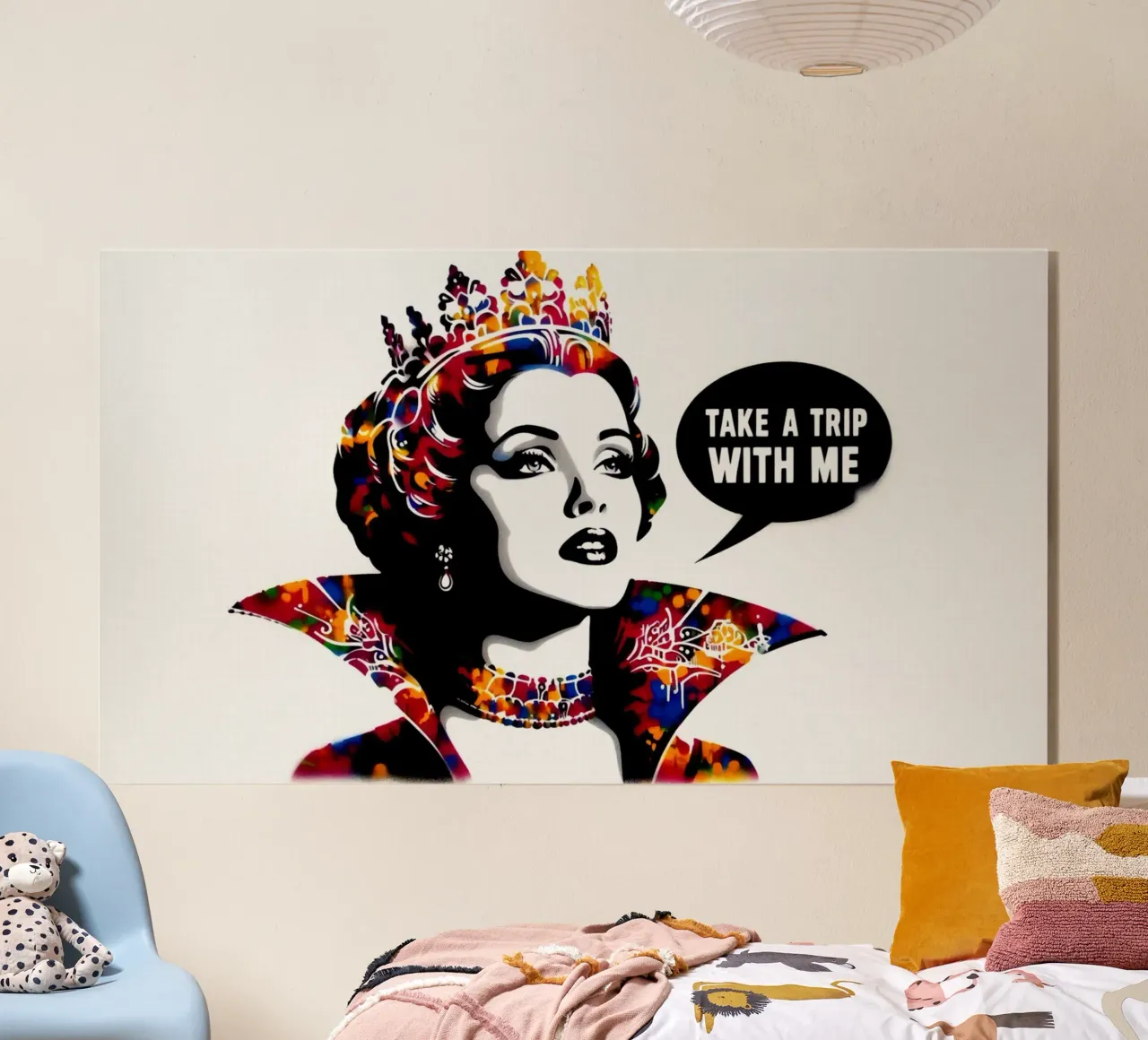 Take a trip with me – Stencil, Graffiti & Streetart plexiglass da STAN Z.