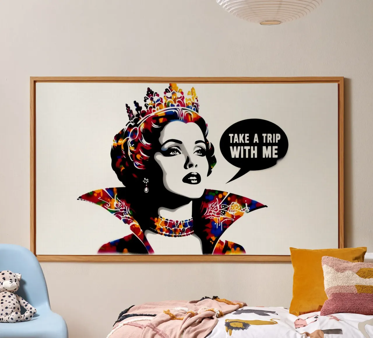 Take a trip with me – Stencil, Graffiti & Streetart alluminio dibond da STAN Z.