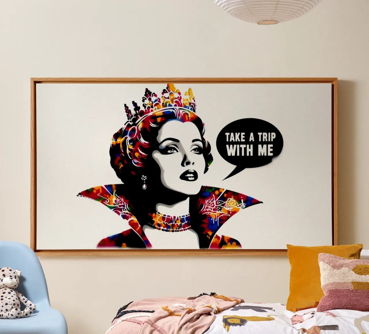 Take a trip with me – Stencil, Graffiti & Streetart tela da STAN Z.