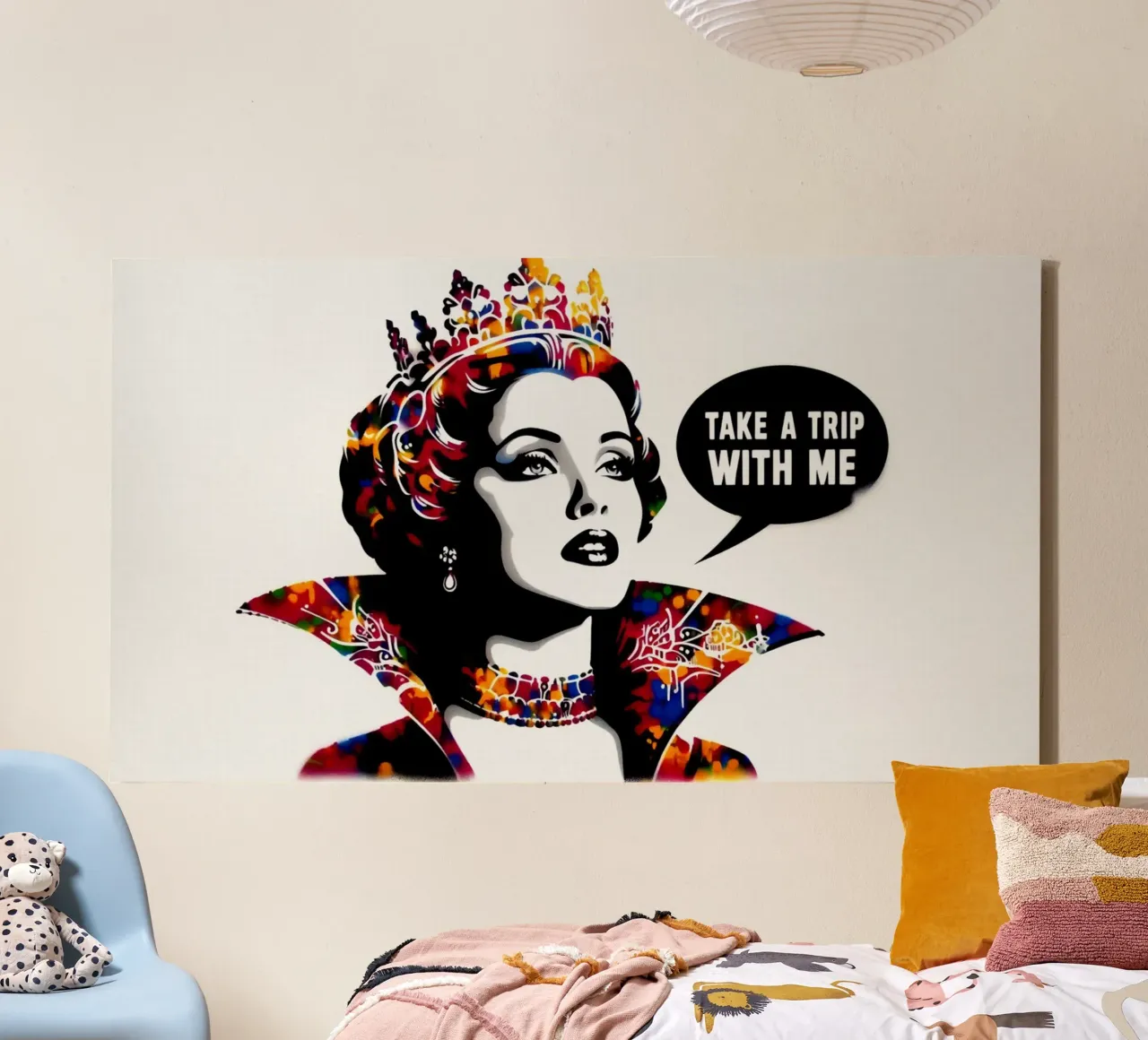Take a trip with me – Stencil, Graffiti & Streetart tela da STAN Z.