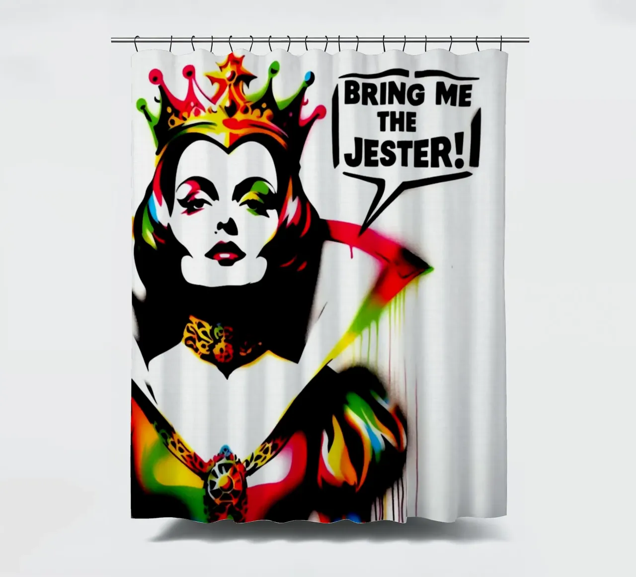 Bring me the Jester – Stencil, Graffiti & Streetart tenda da doccia da STAN Z.