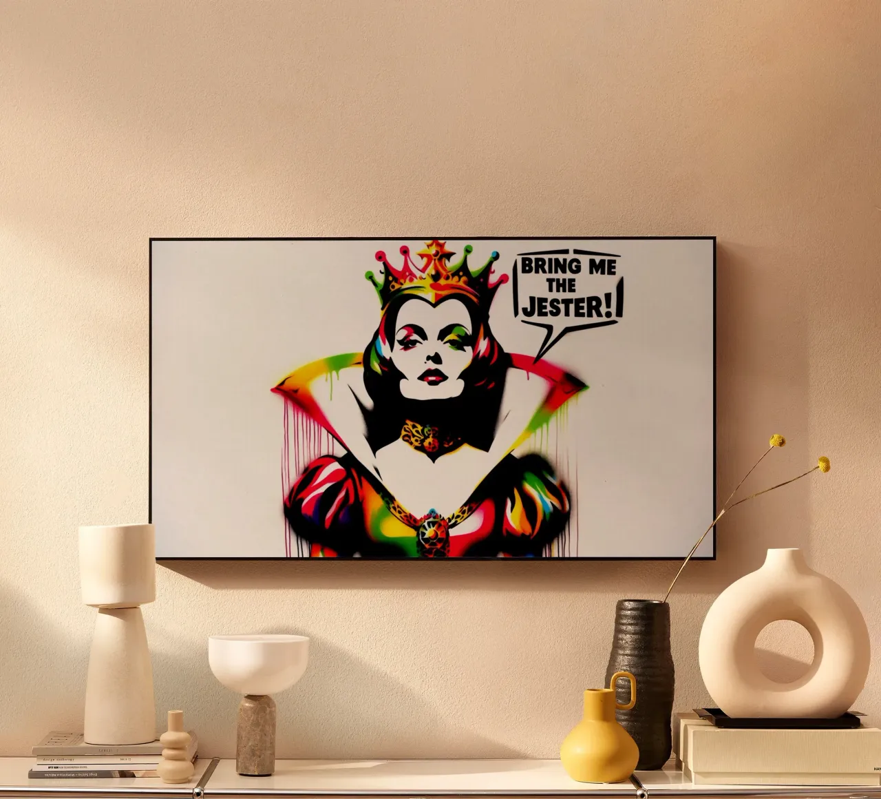Bring me the Jester – Stencil, Graffiti & Streetart alluminio dibond da STAN Z.