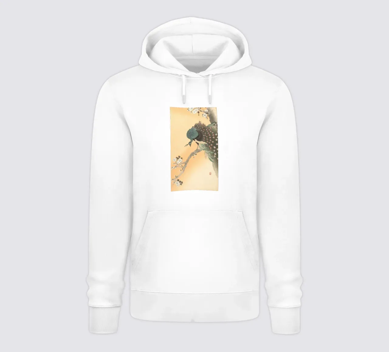 Pavone sul ciliegio - Ohara Koson felpa con cappuccio da William Store