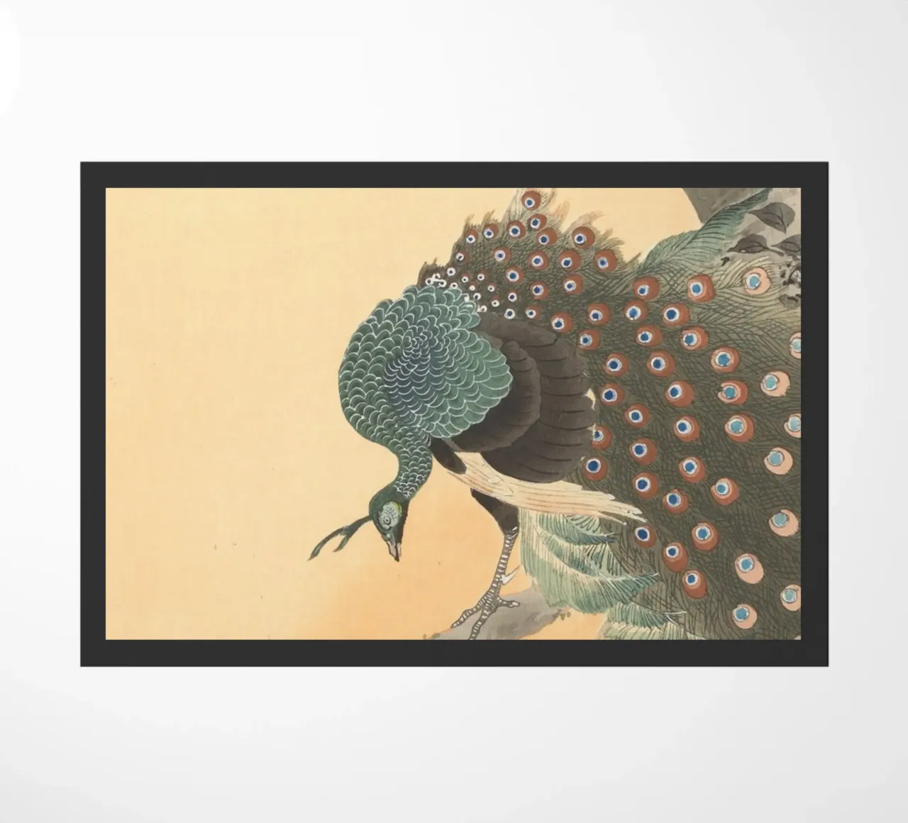 Pavone sul ciliegio - Ohara Koson zerbino da William Store