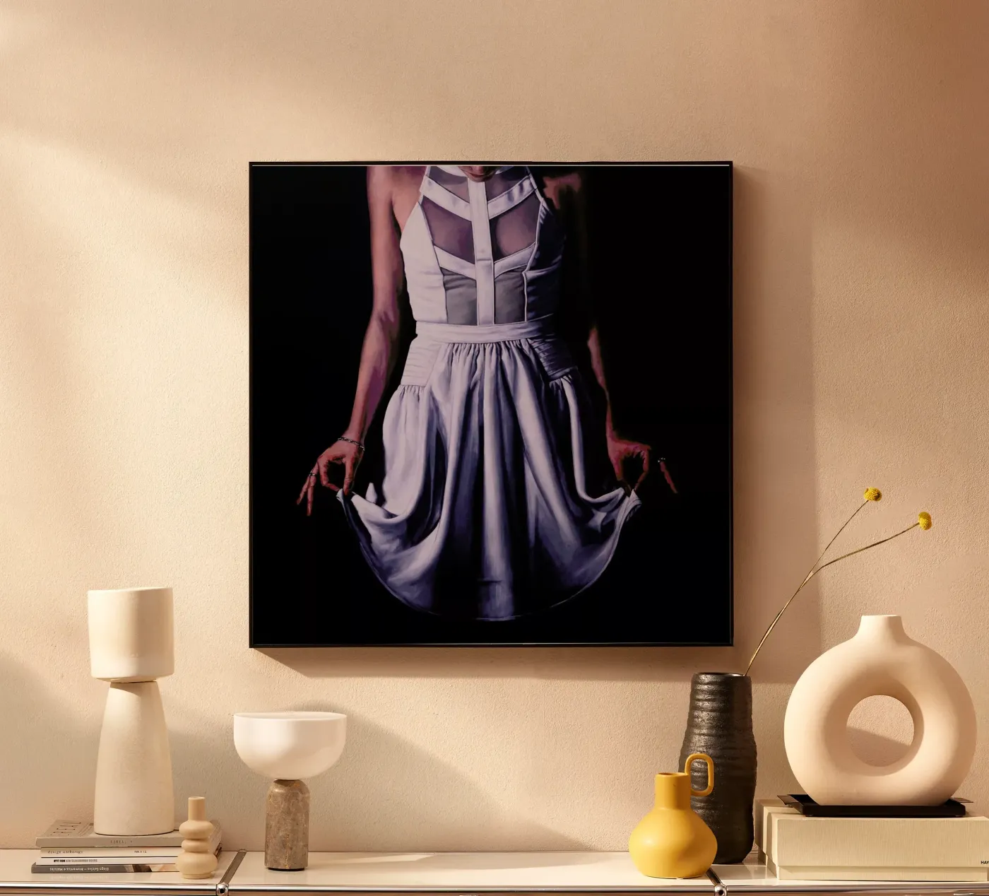 La Révérence acryl van Jérôme Romain