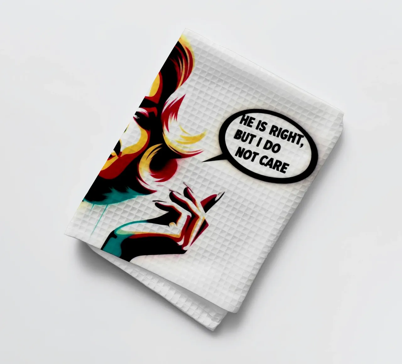 He is right – Stencil, Graffiti & Streetart canovaccio da cucina da STAN Z.