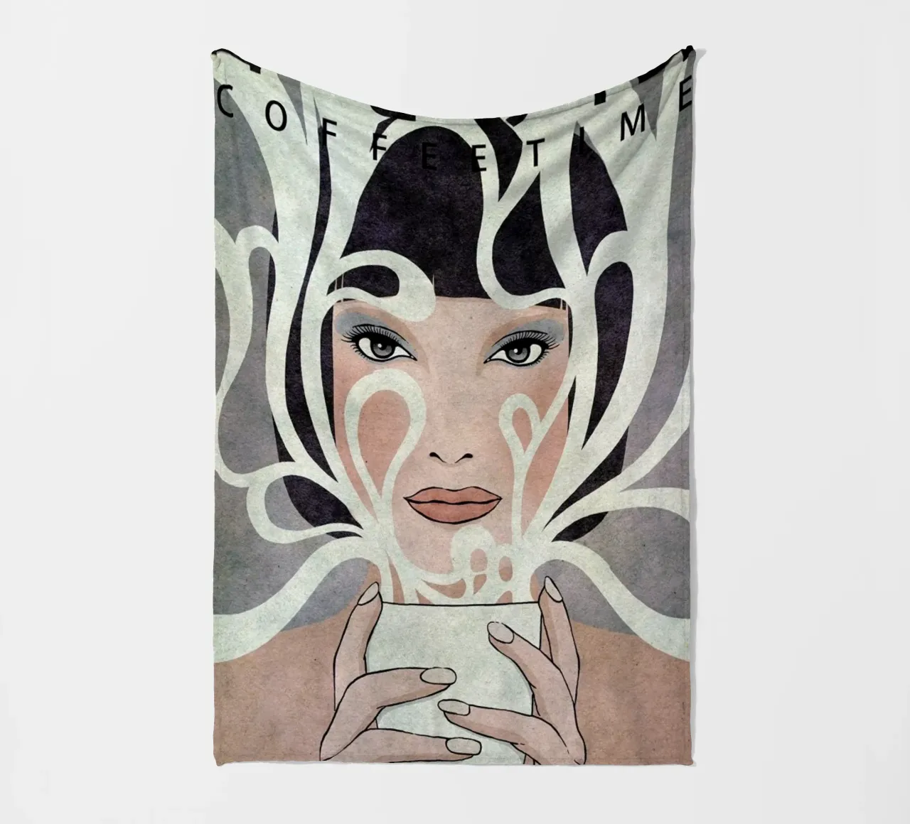 Coffee Time fleecedeken van Kuba Gornowicz