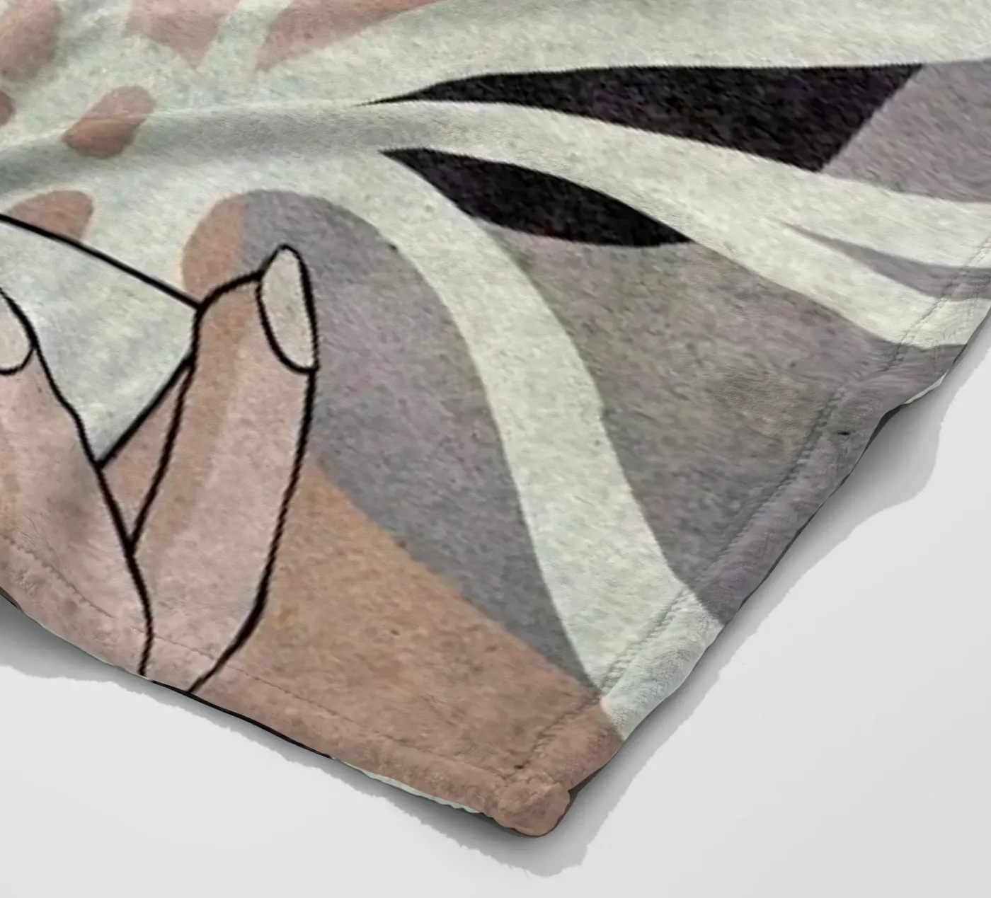 Coffee Time plaid polaire de Kuba Gornowicz