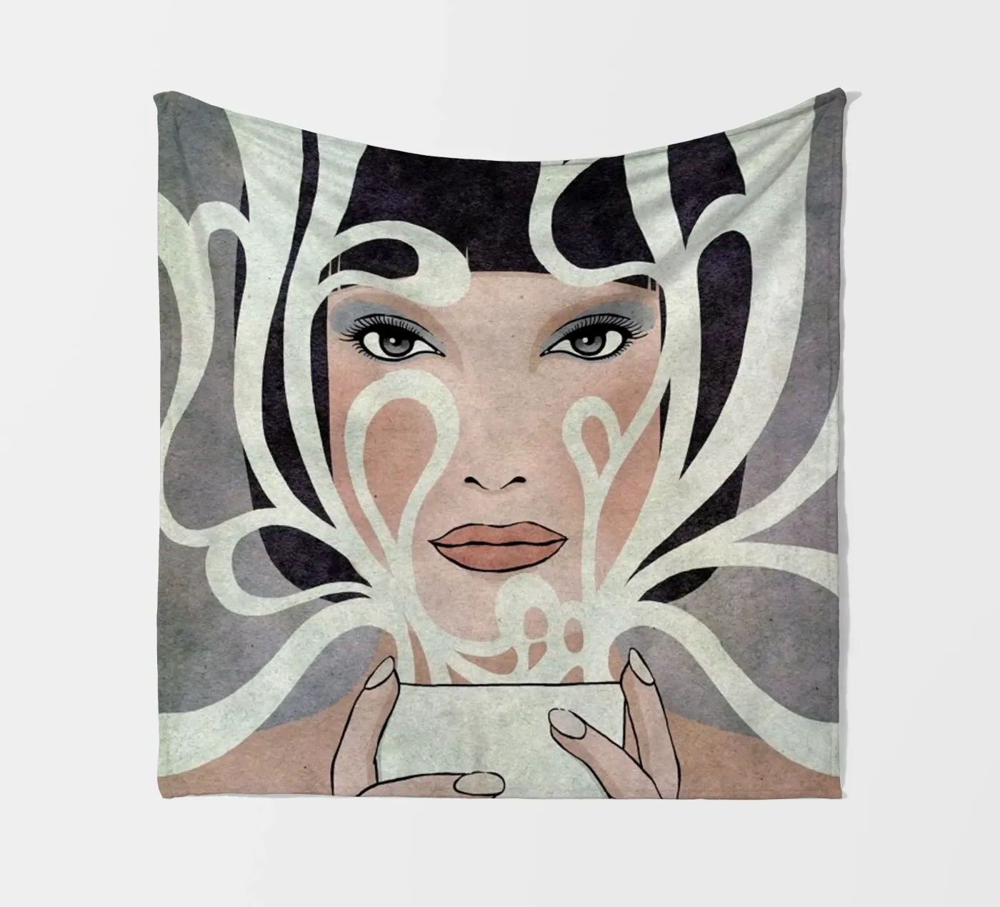 Coffee Time plaid polaire de Kuba Gornowicz