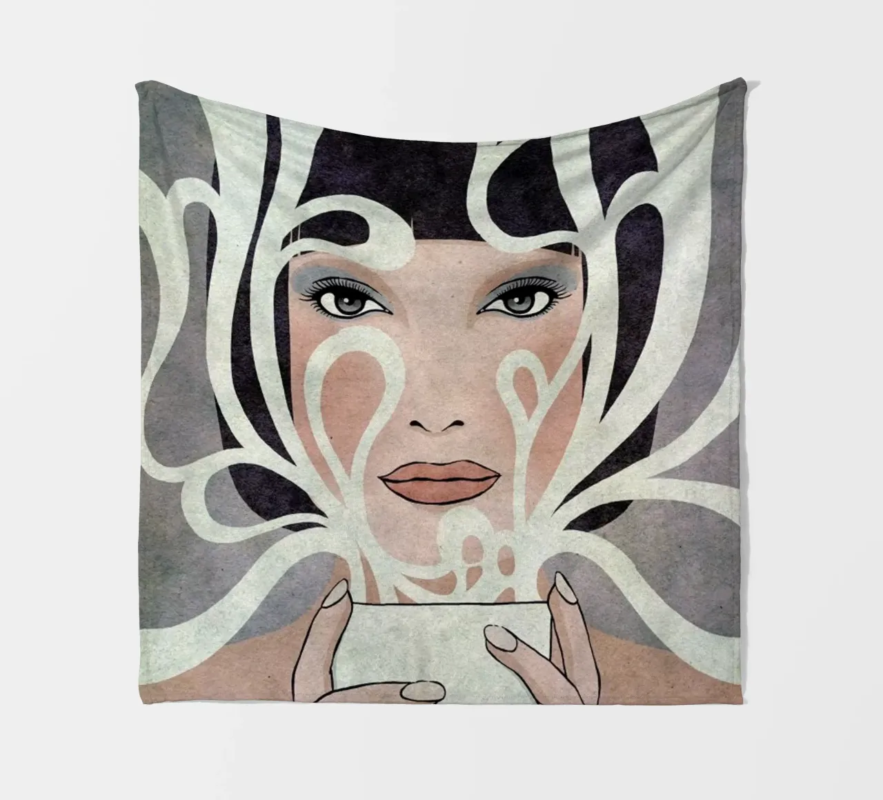 Coffee Time fleecedeken van Kuba Gornowicz