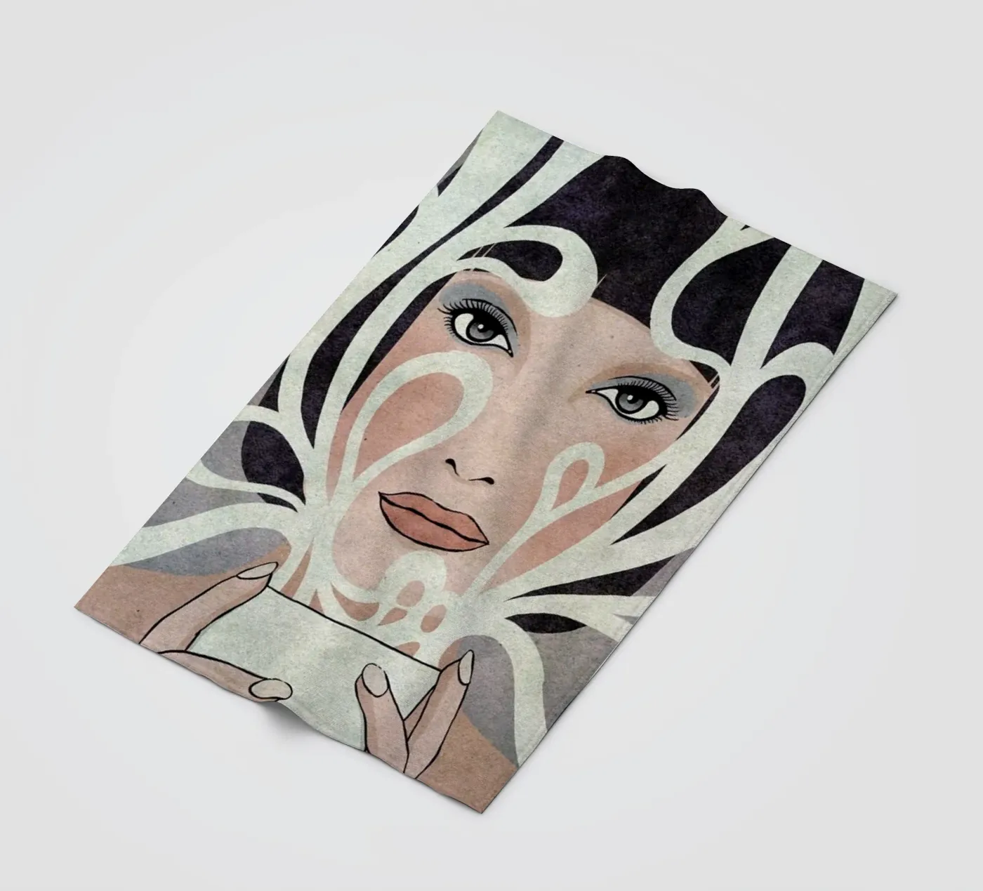 Coffee Time plaid polaire de Kuba Gornowicz