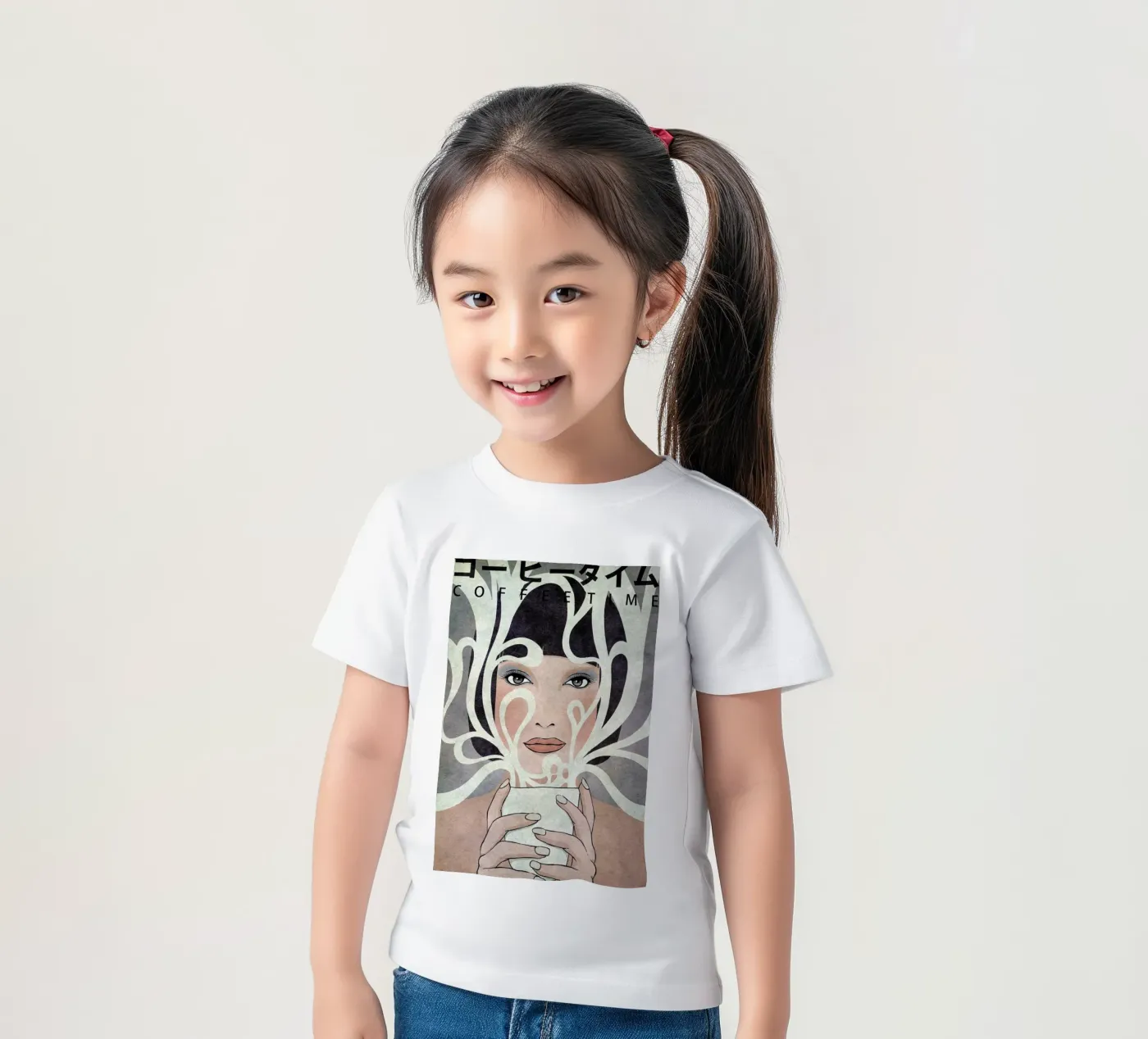 Coffee Time t-shirt bambini da Kuba Gornowicz