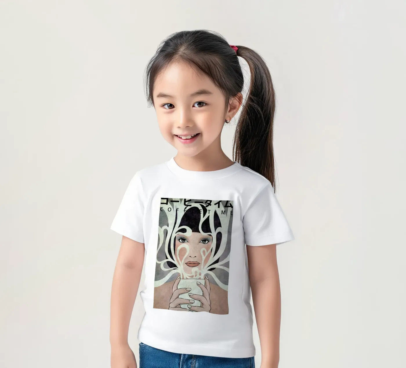 Coffee Time t-shirt bambini da Kuba Gornowicz