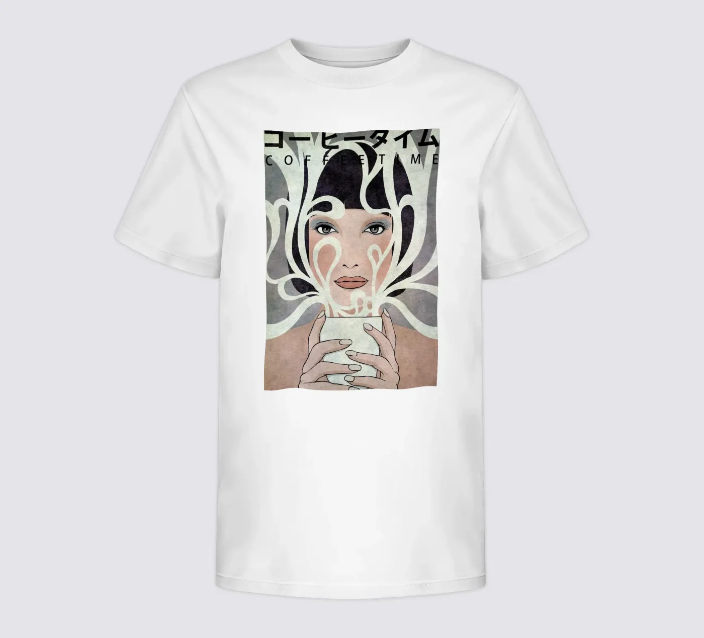 Coffee Time t-shirt bambini da Kuba Gornowicz
