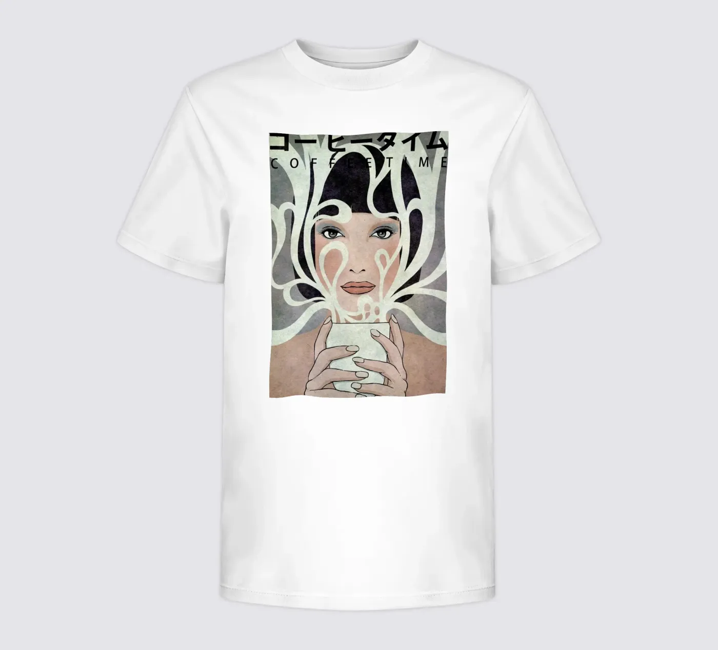 Coffee Time t-shirt bambini da Kuba Gornowicz