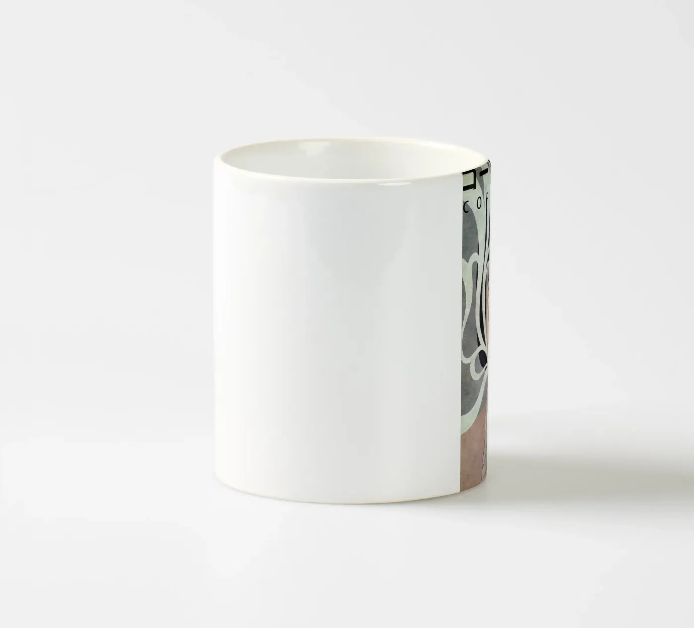 Coffee Time ceramic mug by Kuba Gornowicz