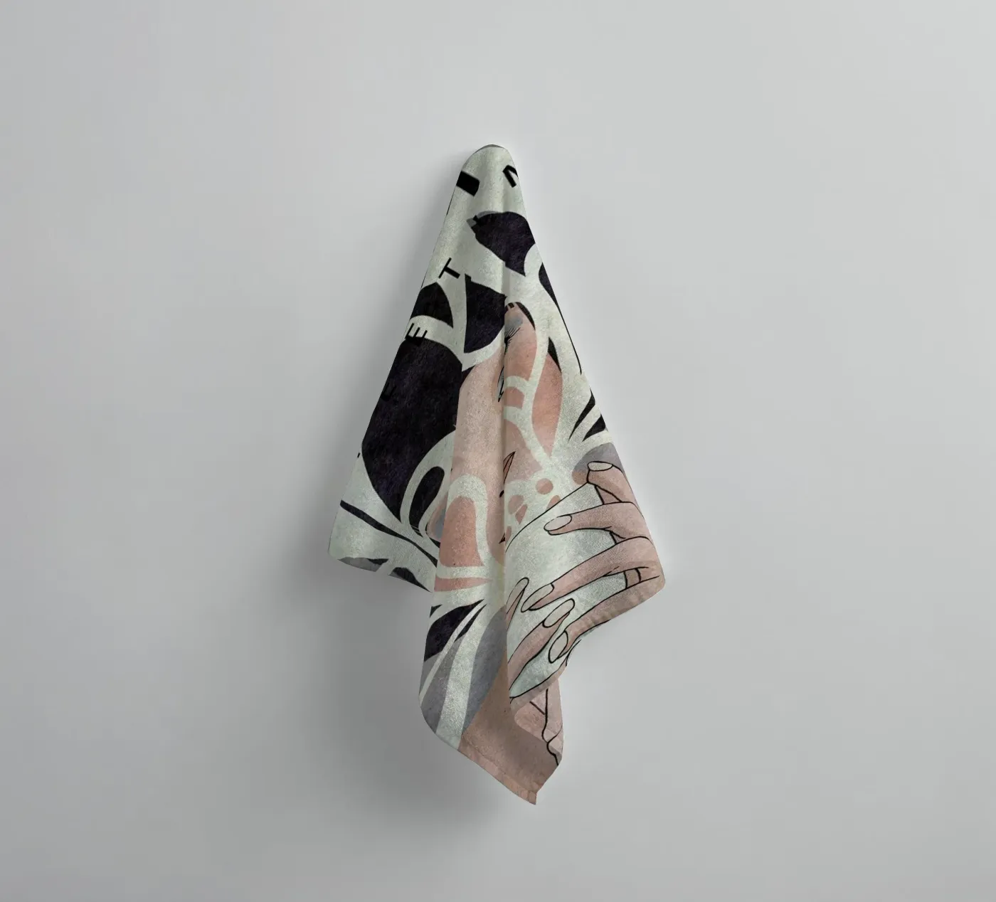 Coffee Time towel by Kuba Gornowicz