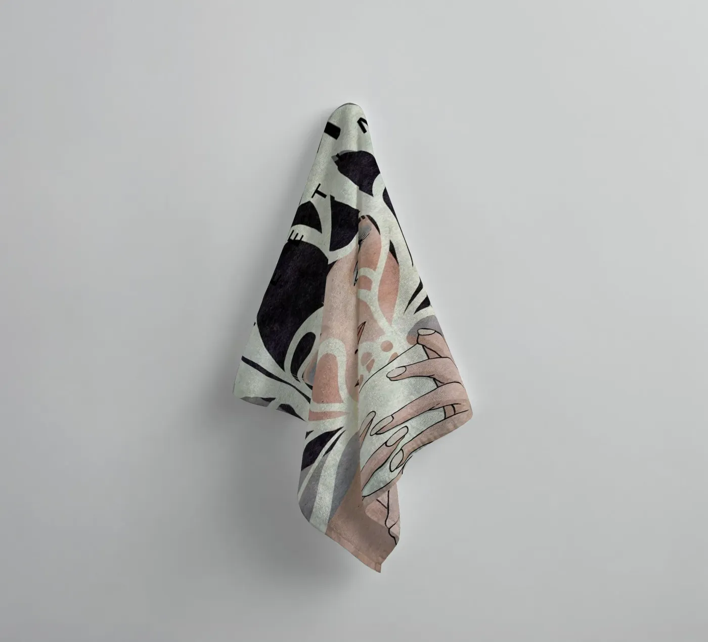 Coffee Time badhanddoek van Kuba Gornowicz