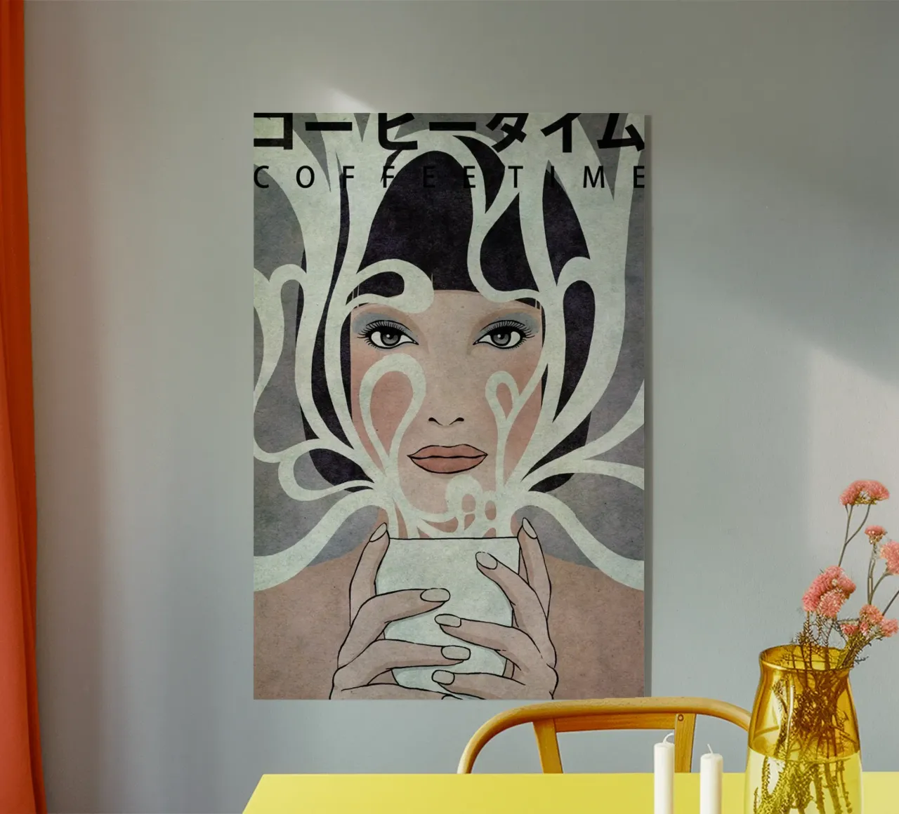 Coffee Time Acryl-Glas von Kuba Gornowicz