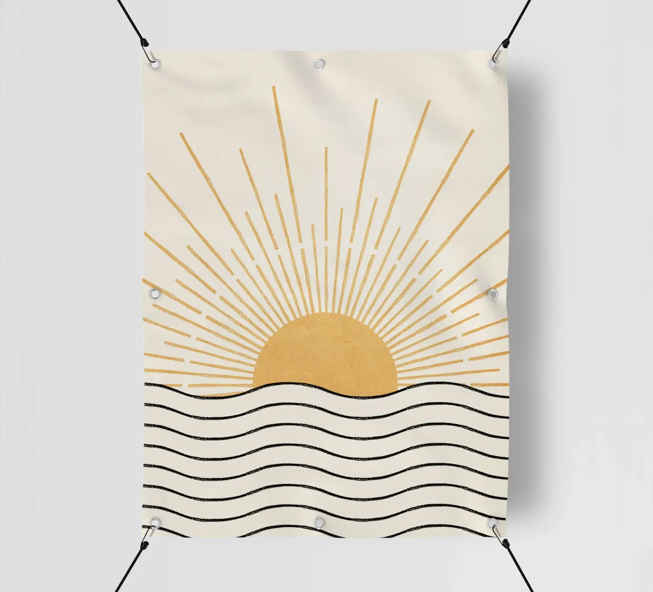 Boho sun and the sea telo in pvc da apoloprints