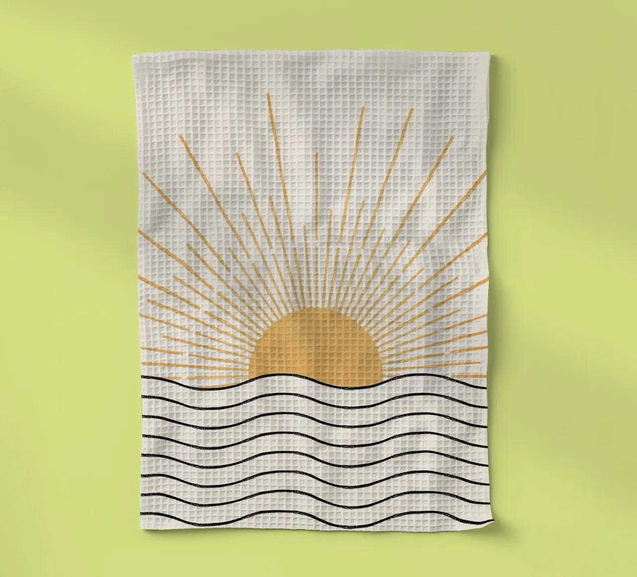 Boho sun and the sea tea towel by apoloprints