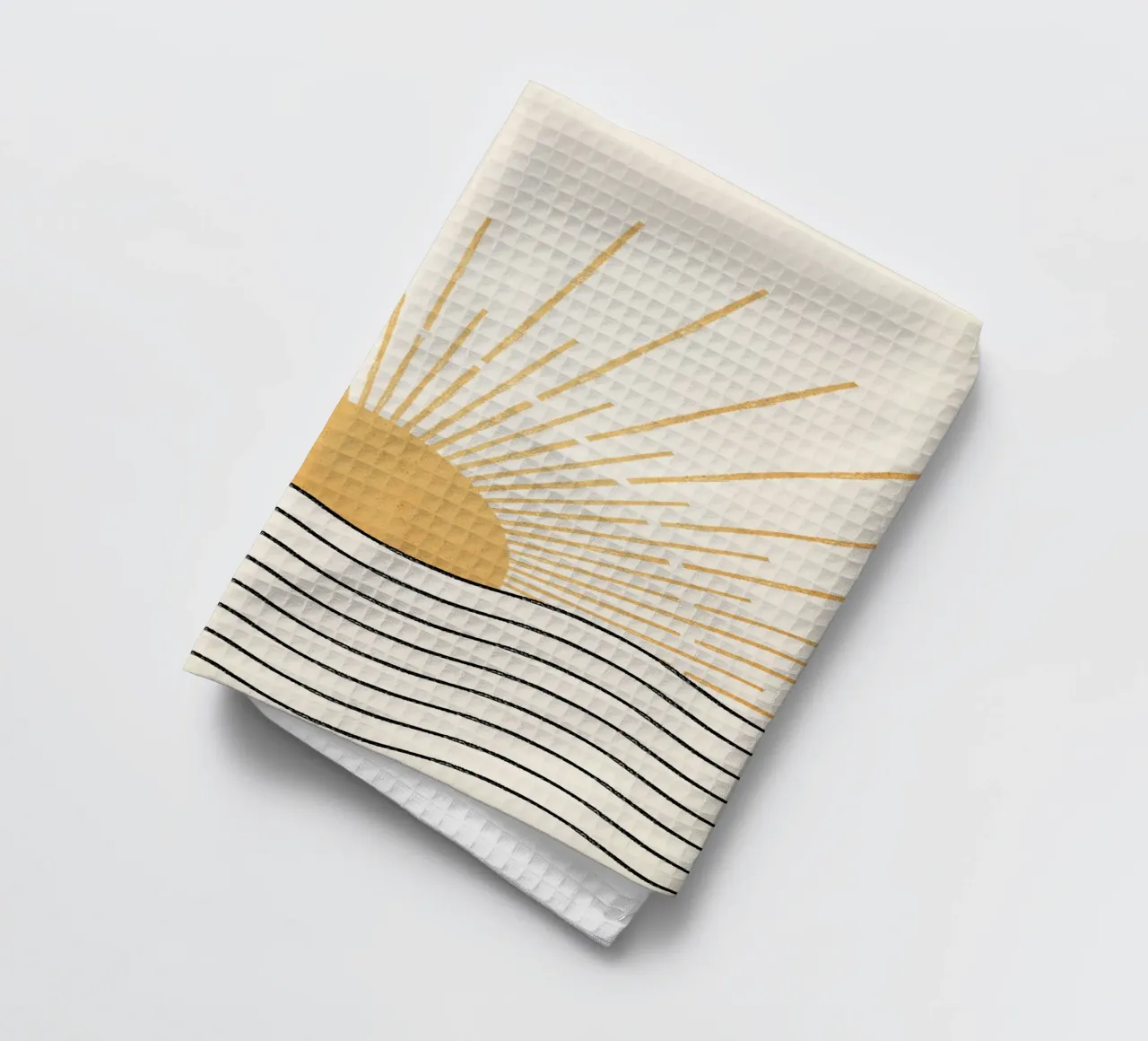 Boho sun and the sea tea towel by apoloprints
