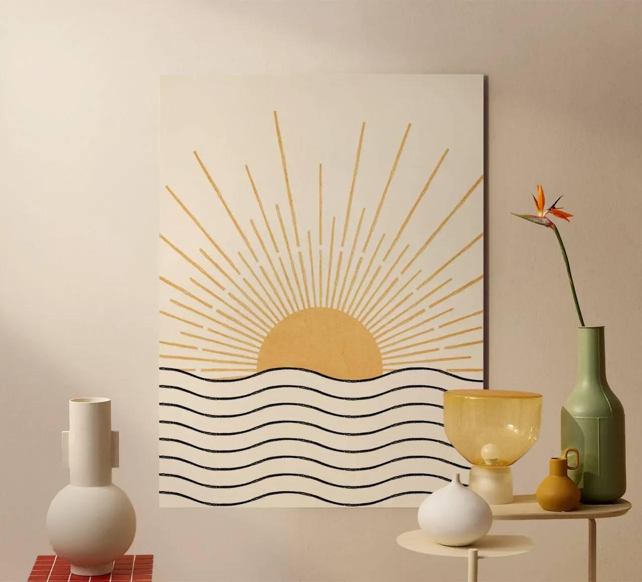 Boho sun and the sea forex plate by apoloprints