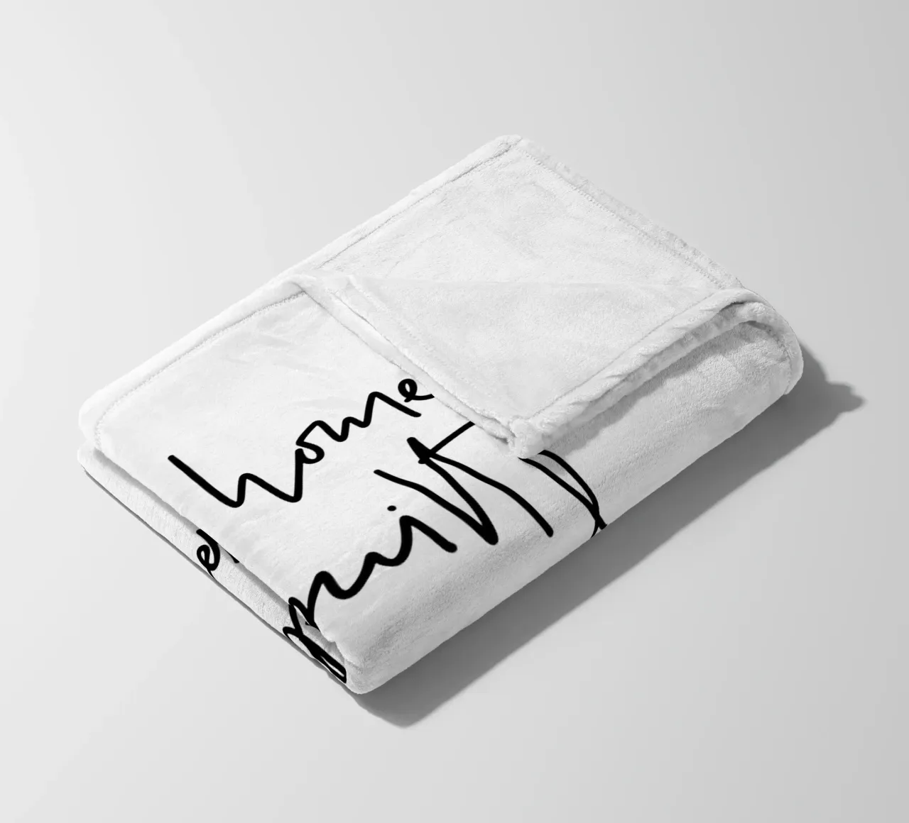 This home is built by chaos & happiness! coperta in pile da LIMITED EDITION LETTERS