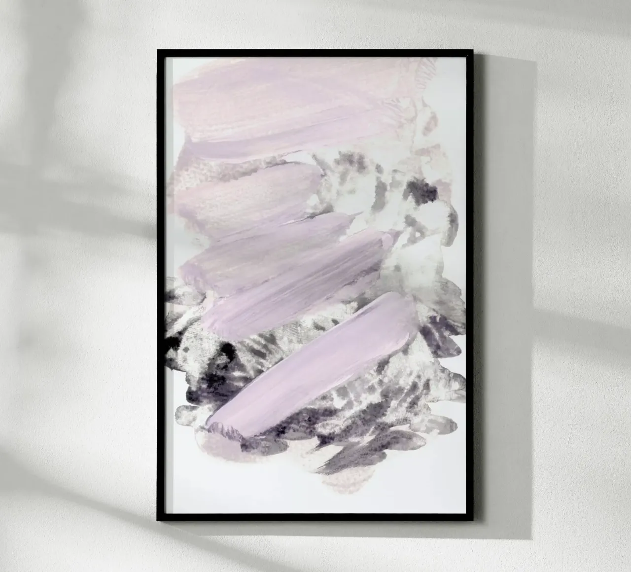 Soft Pink on Grey poster da IRIS LEHNHARDT FINE ART