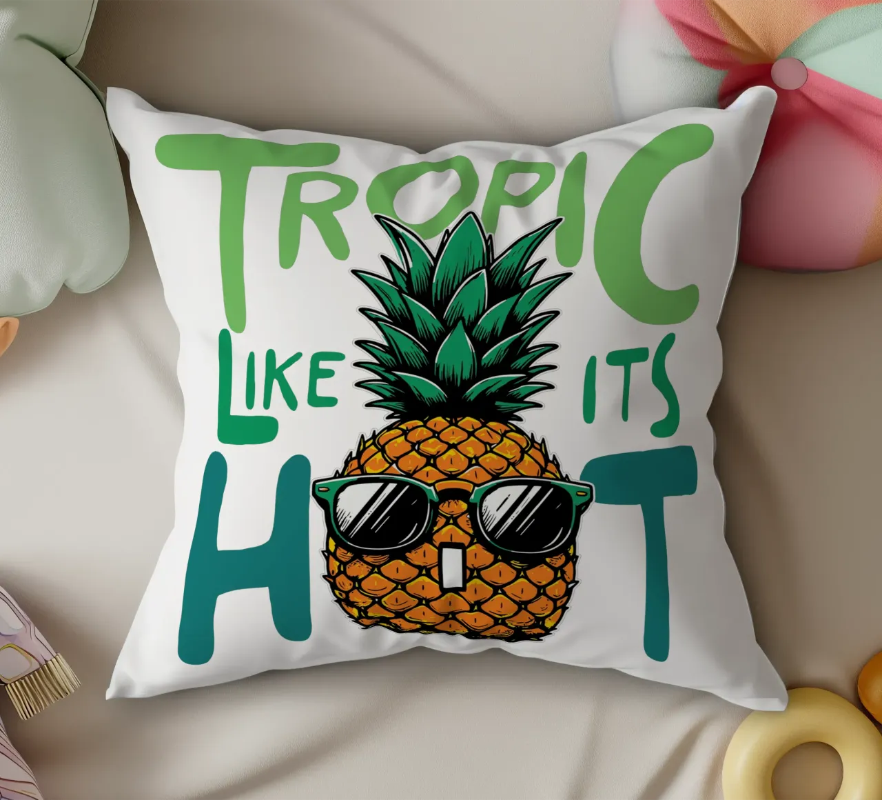 Tropic like it's hot cuscino da edsonramosart