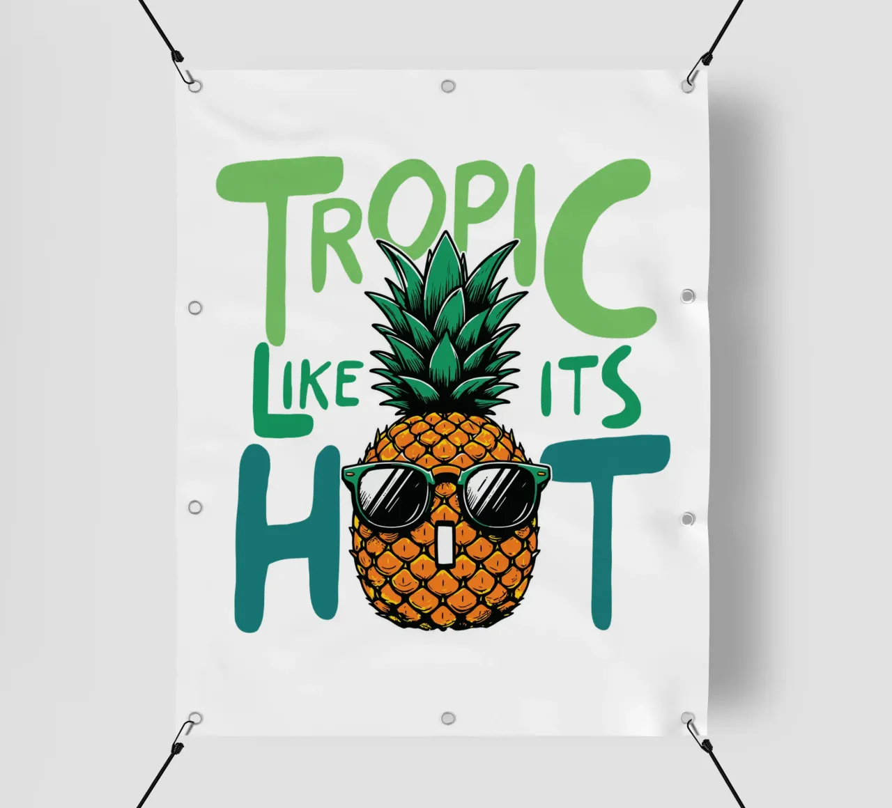 Tropic like it's hot telo in pvc da edsonramosart