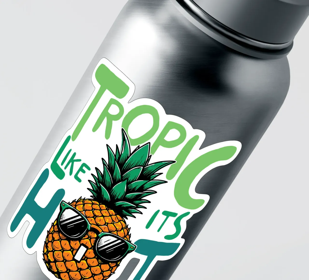 Tropic like it's hot sticker by edsonramosart