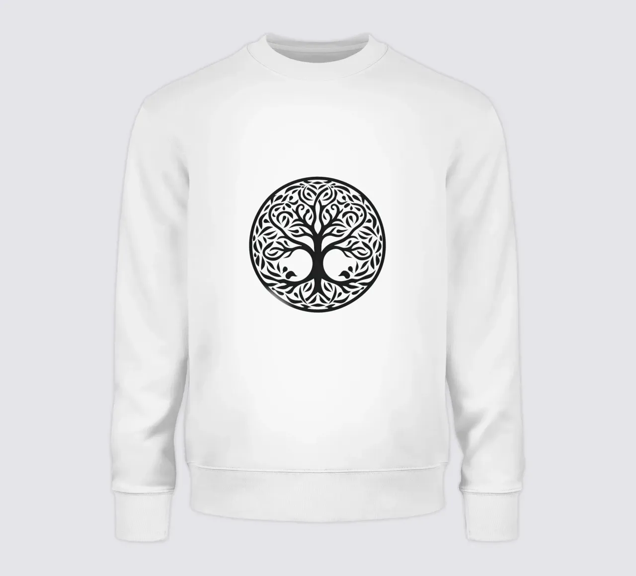 Albero della vita in bianco e nero felpa da Spiritual Touch