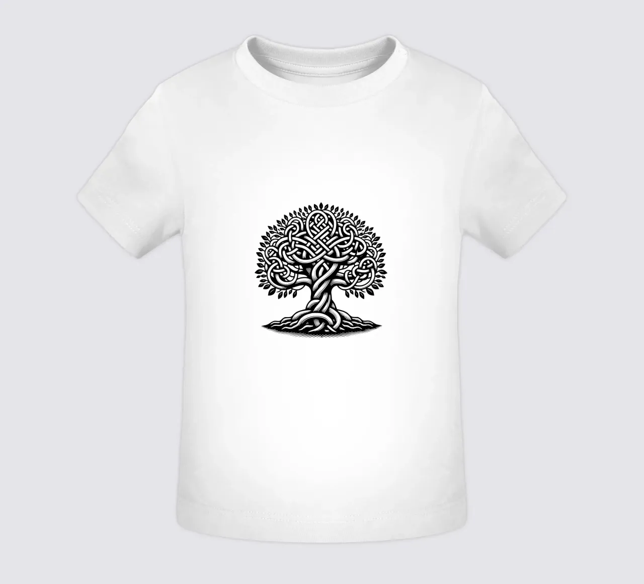 Albero della vita in bianco e nero maglietta neonato da Spiritual Touch