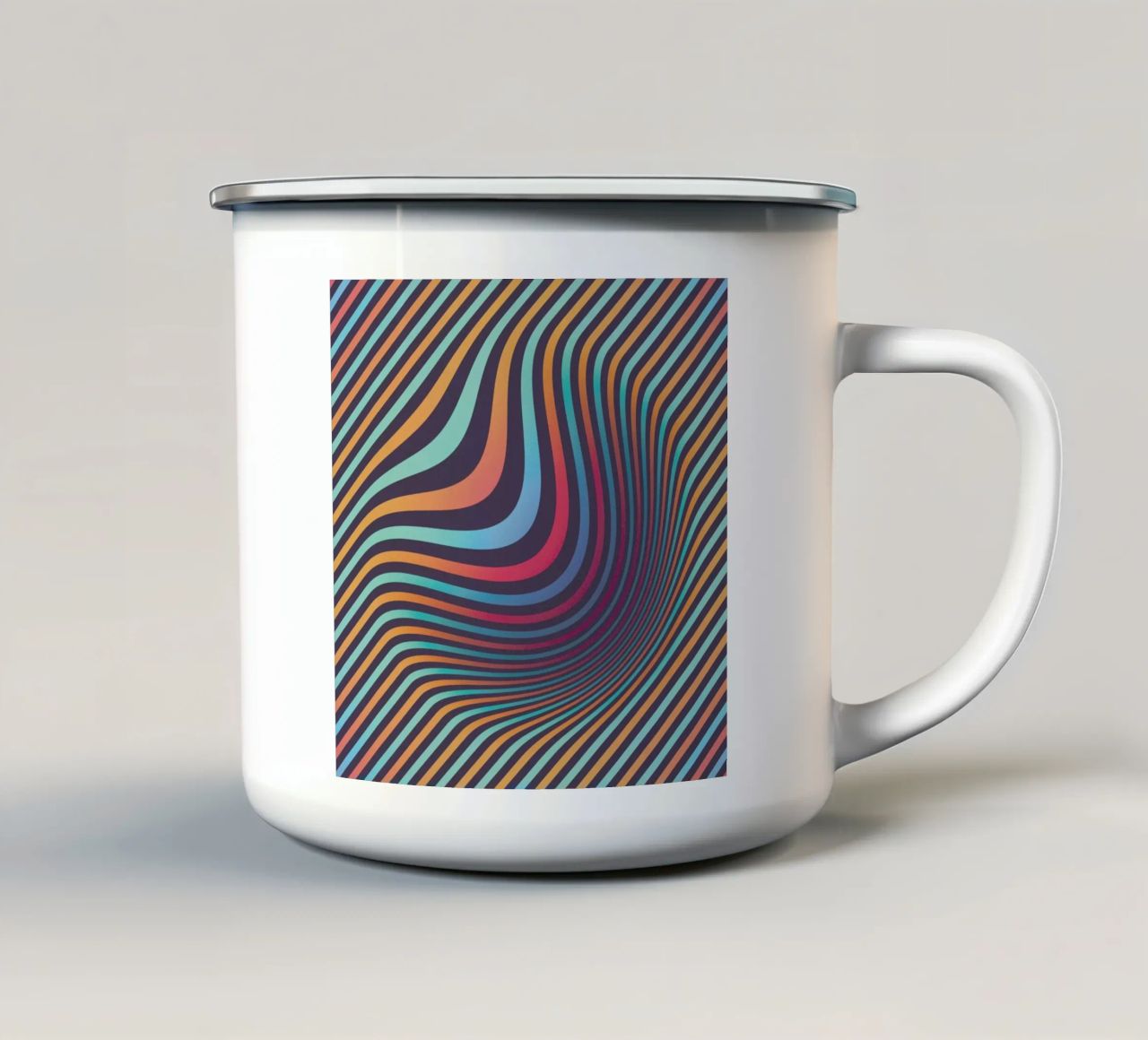 The Drop tazza in smalto da Bryon S. White