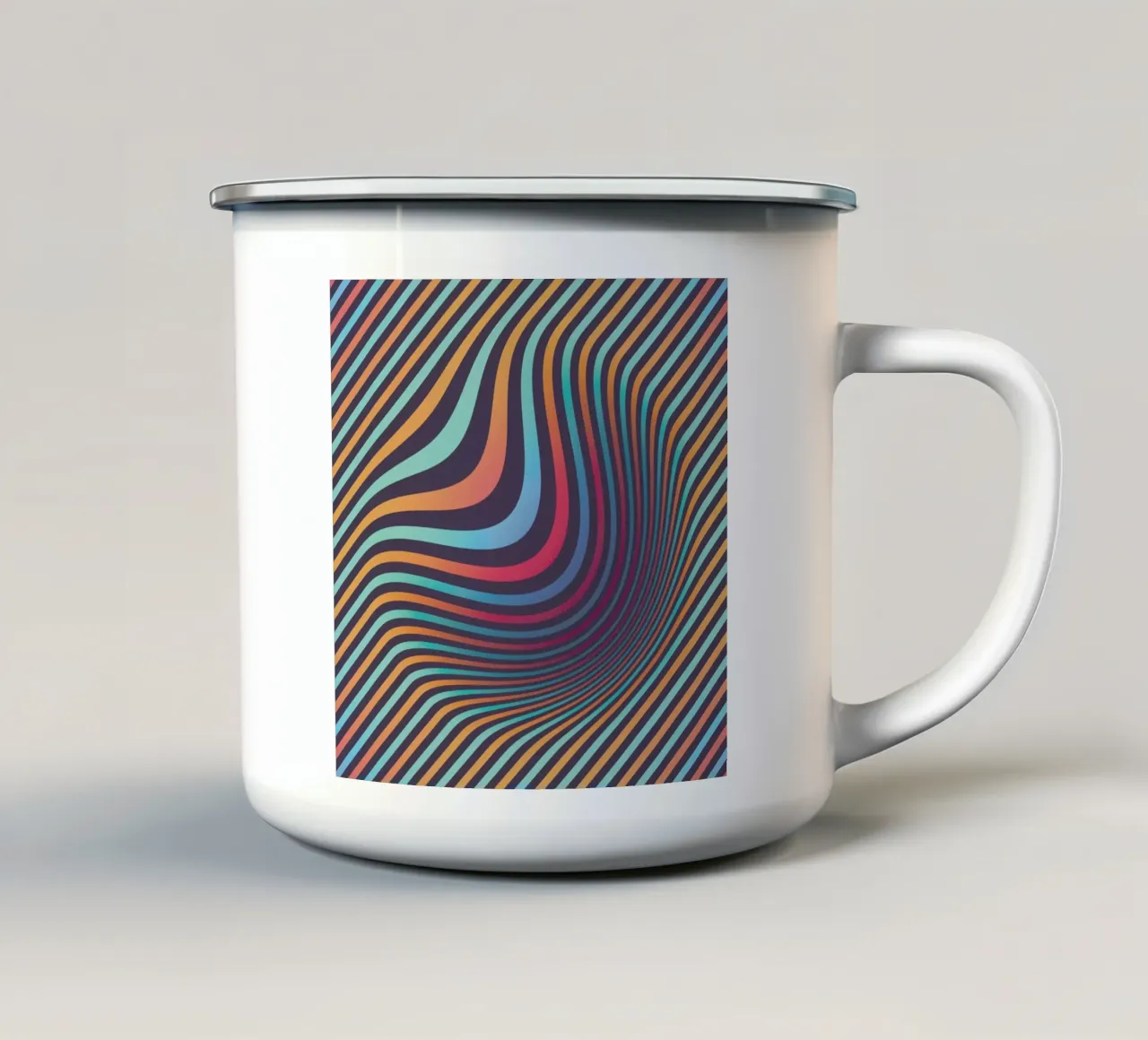 The Drop Emaille Tasse von Bryon S. White