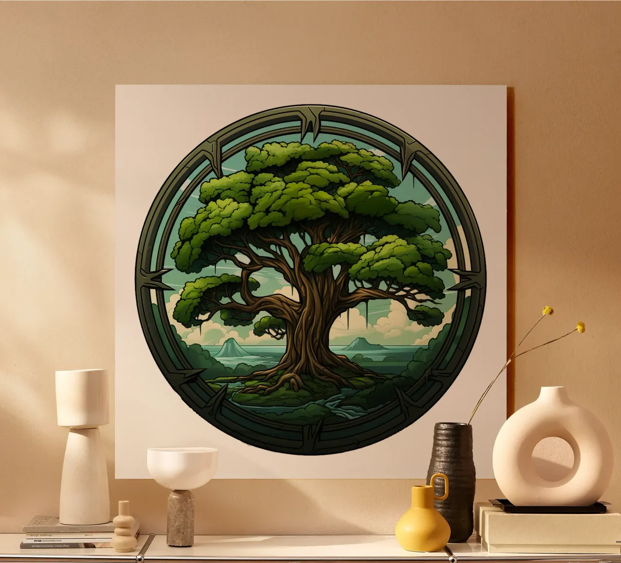 Albero della vita colorato alluminio dibond da Spiritual Touch
