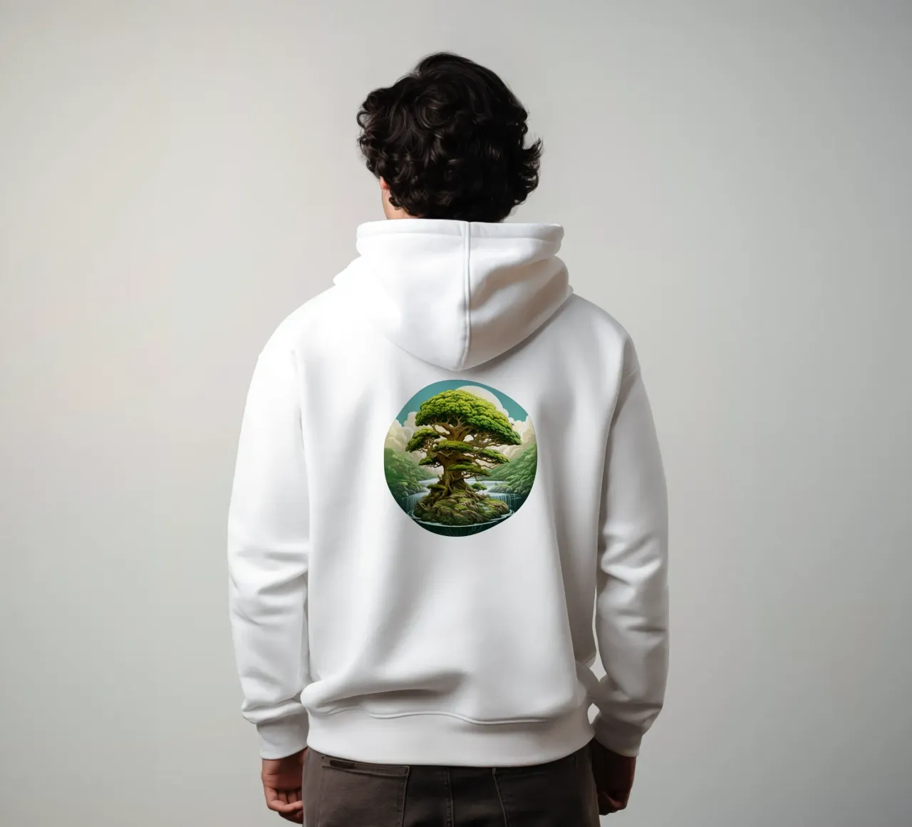 Albero della vita colorato felpa con cappuccio da Spiritual Touch