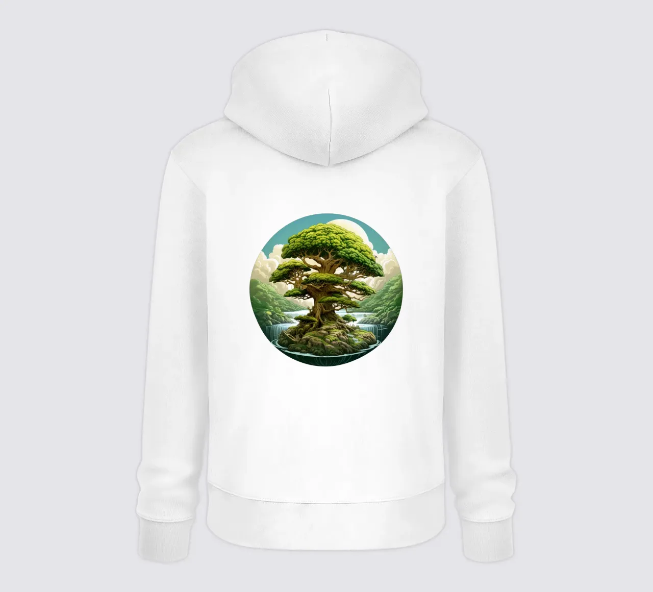 Albero della vita colorato felpa con cappuccio da Spiritual Touch