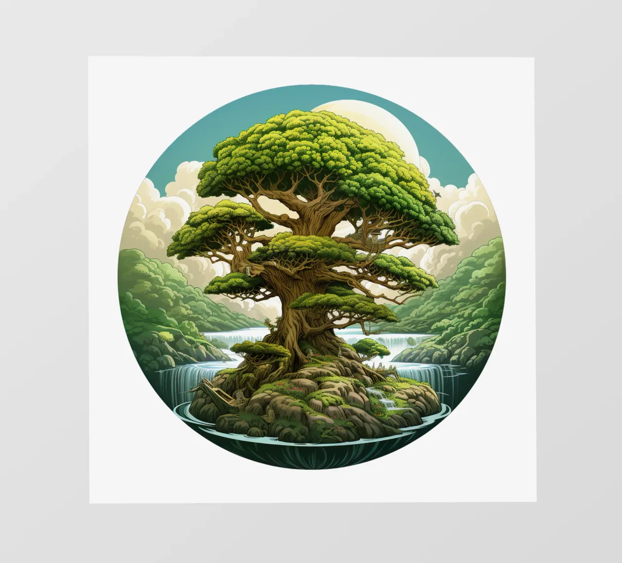 Albero della vita colorato telo in pvc da Spiritual Touch