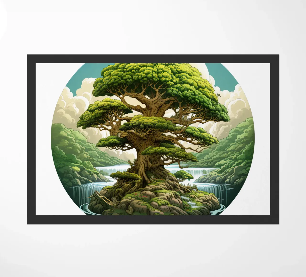 Albero della vita colorato zerbino da Spiritual Touch