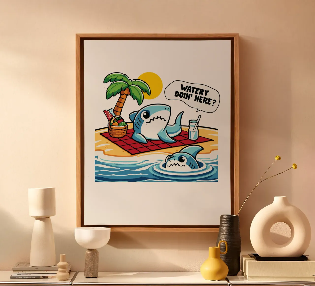 Watery doin' here? Leinwand von edsonramosart