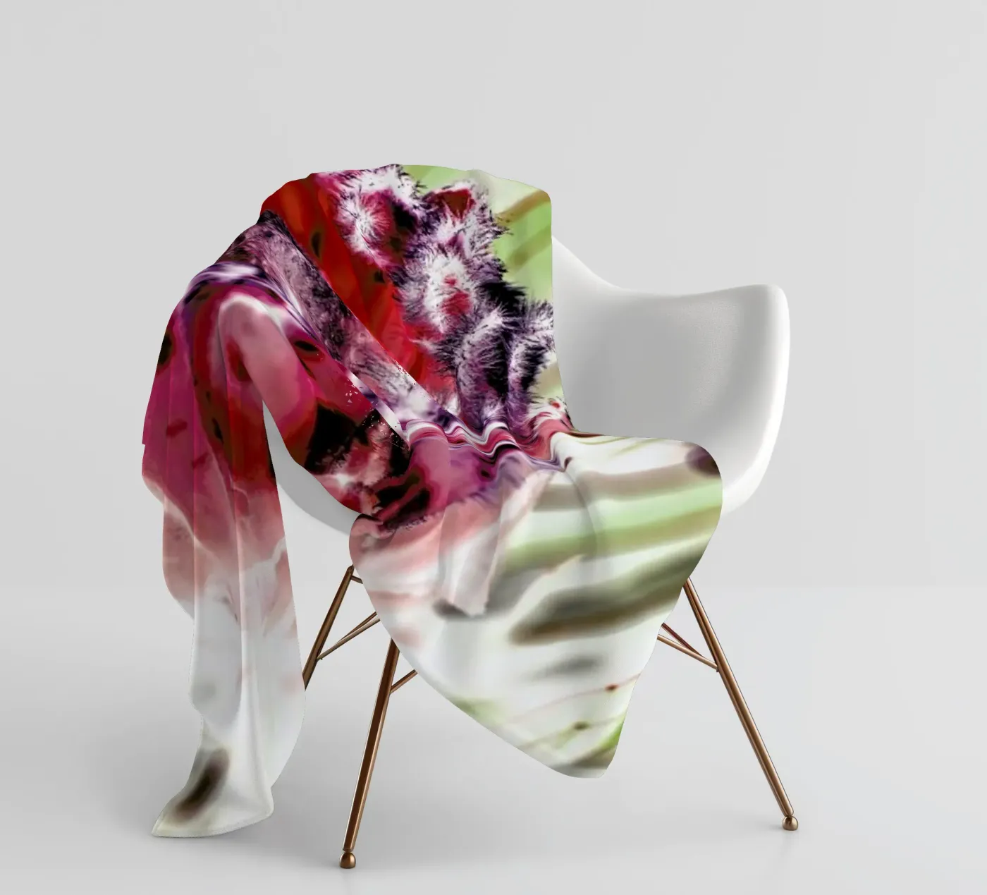 Wild Protea fleecedeken van Shot By Clint