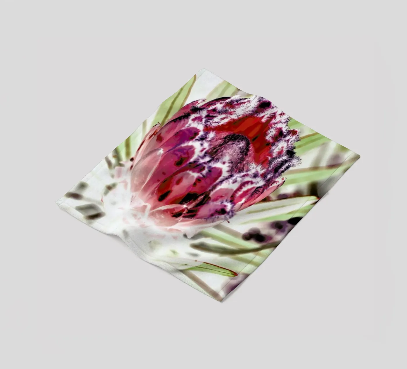 Wild Protea fleecedeken van Shot By Clint