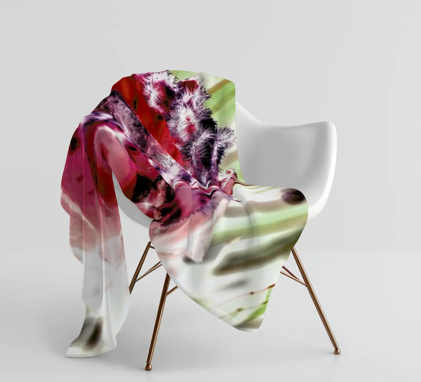 Wild Protea fleecedeken van Shot By Clint