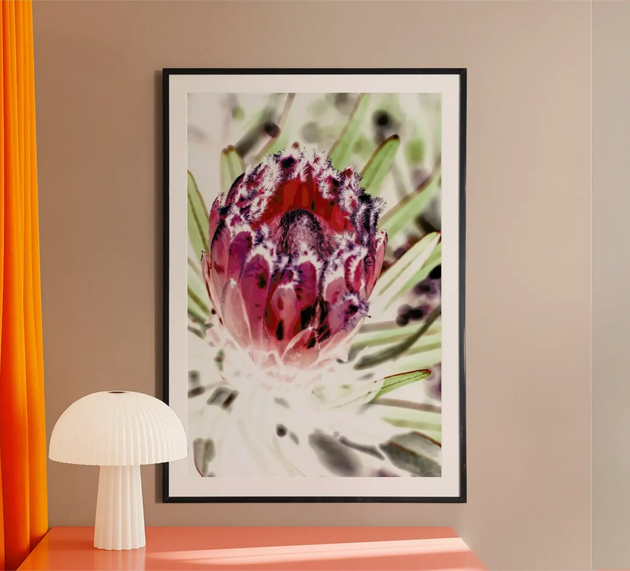 Wild Protea carta hahnemühle da Shot By Clint
