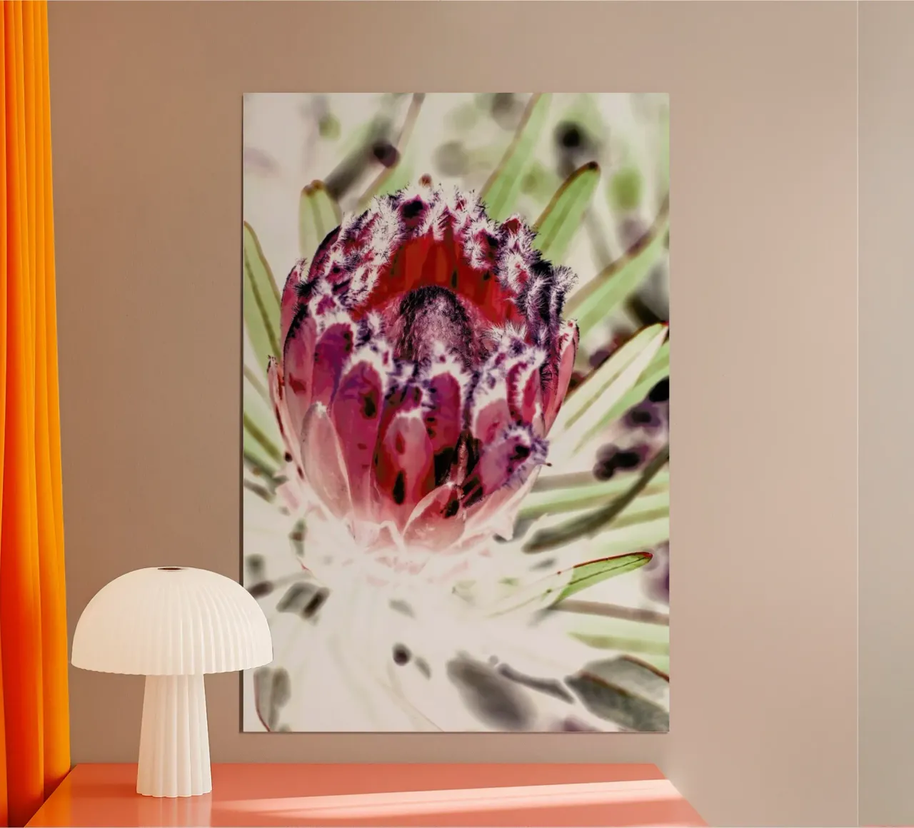 Wild Protea carta hahnemühle da Shot By Clint