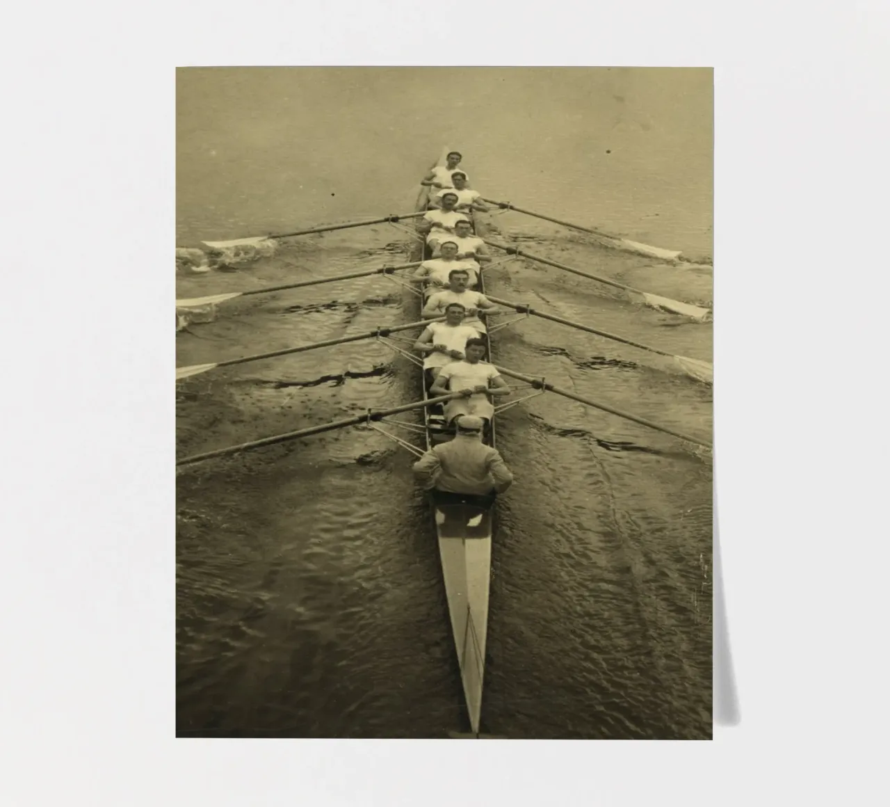 Roeien - Cambridge Crew, 1910 stickervel van William Store