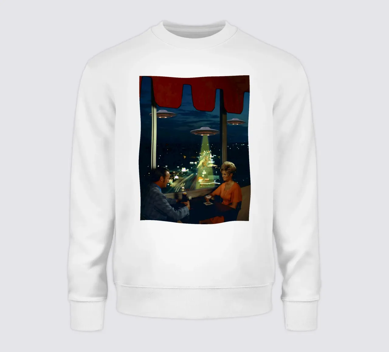 Meow! Cat abduction sweatshirt van MsGonzalez