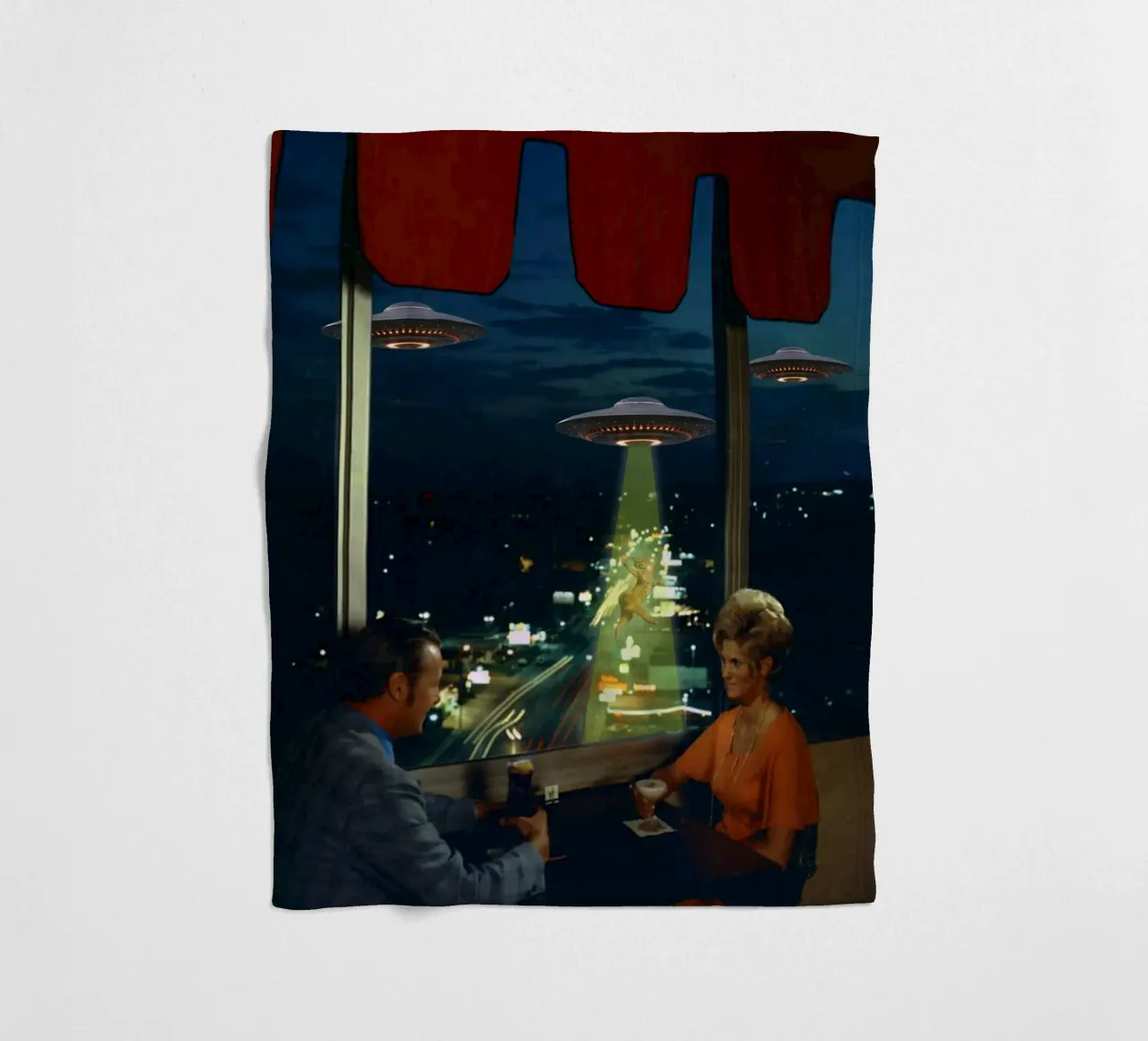 Meow! Cat abduction coperta in pile da MsGonzalez